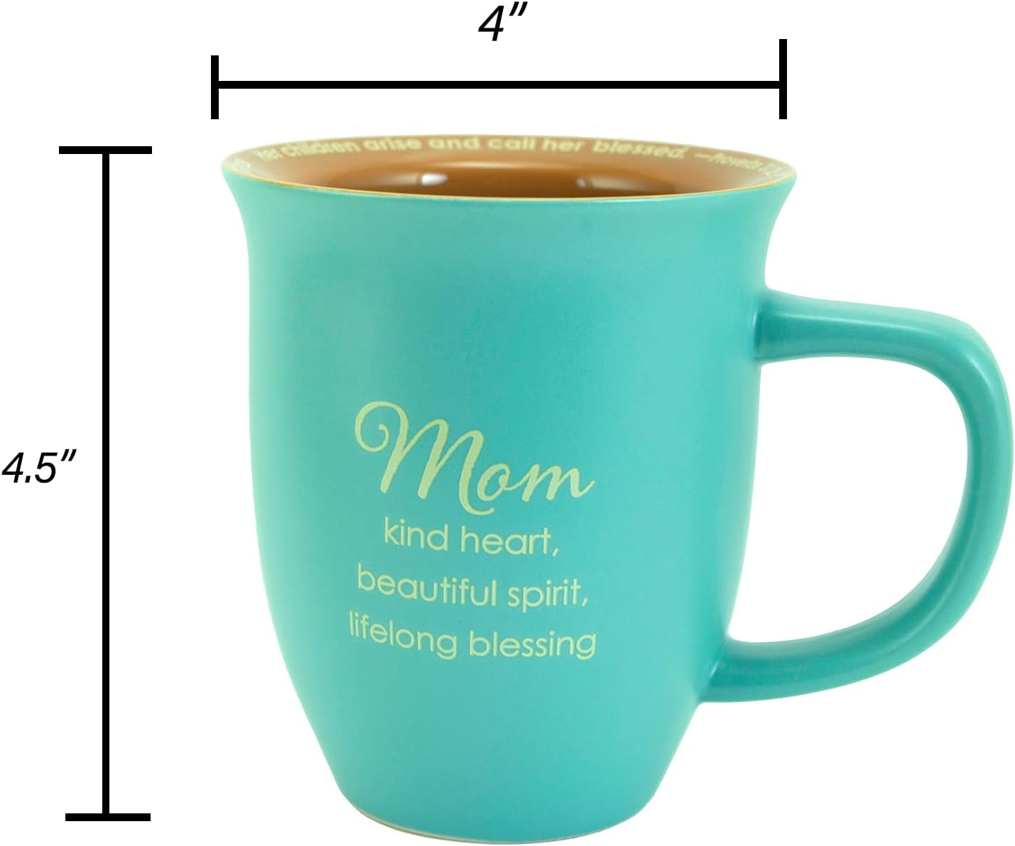 Abbey Gift Mom Abbey & CA Gift Coaster Mug, 4 by 4.38" (56044)