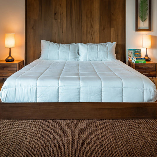 Eucalyptus Silk Duvet Cover Set – Cooling & Sustainable Bedding - ThelGarden